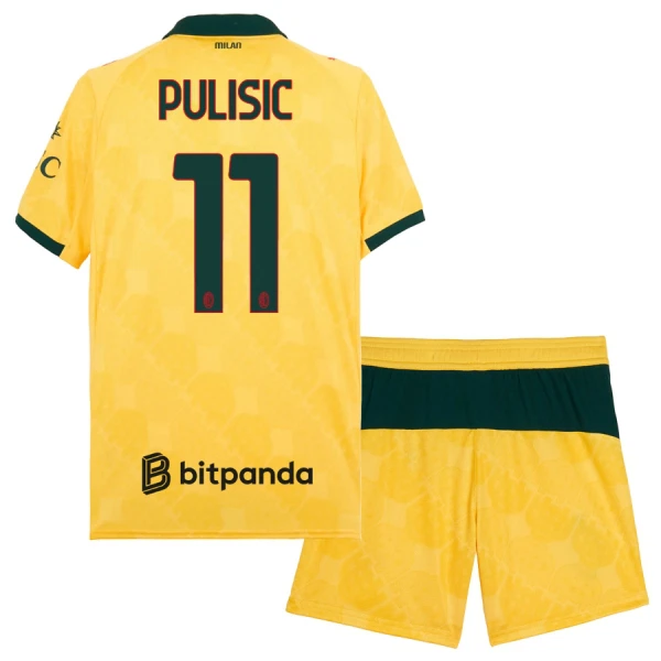 AC Milan Pulisic 11 Fodboldtrøje Børn Tredje 25/26 AC Milan Pulisic 11 Fodboldtrøje Børn Tredje 25/26