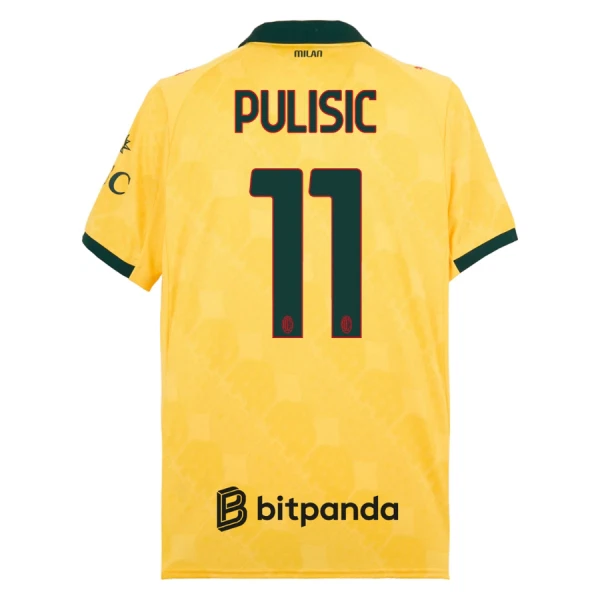 AC Milan Pulisic 11 Fodboldtrøje Herre Tredje 25/26 AC Milan Pulisic 11 Fodboldtrøje Herre Tredje 25/26
