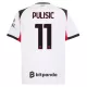 AC Milan Pulisic 11 Fodboldtrøje Herre Udebane 25/26 AC Milan Pulisic 11 Fodboldtrøje Herre Udebane 25/26
