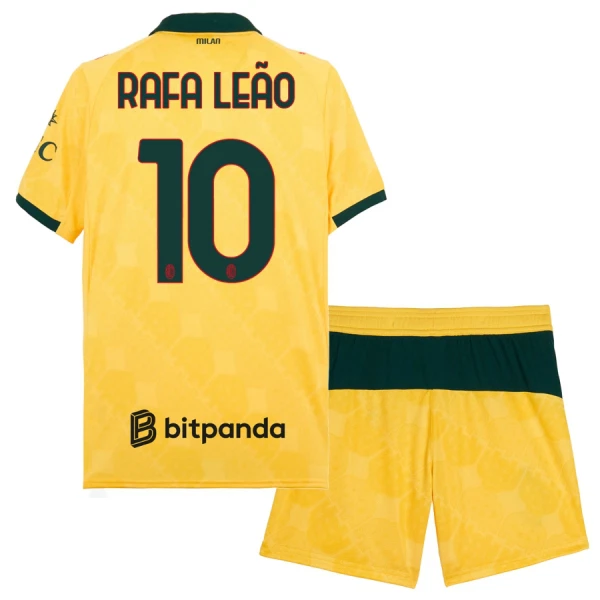 AC Milan Rafael Leao 10 Fodboldtrøje Børn Tredje 25/26 AC Milan Rafael Leao 10 Fodboldtrøje Børn Tredje 25/26