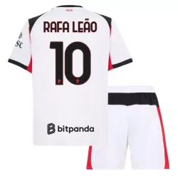 AC Milan Rafael Leao 10 Fodboldtrøje Børn Udebane 25/26