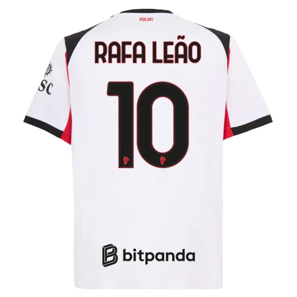AC Milan Rafael Leao 10 Fodboldtrøje Herre Udebane 25/26 AC Milan Rafael Leao 10 Fodboldtrøje Herre Udebane 25/26
