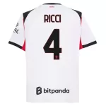 AC Milan Ricci 4 Fodboldtrøje Herre Udebane 25/26