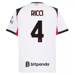 AC Milan Ricci 4 Fodboldtrøje Herre Udebane 25/26
