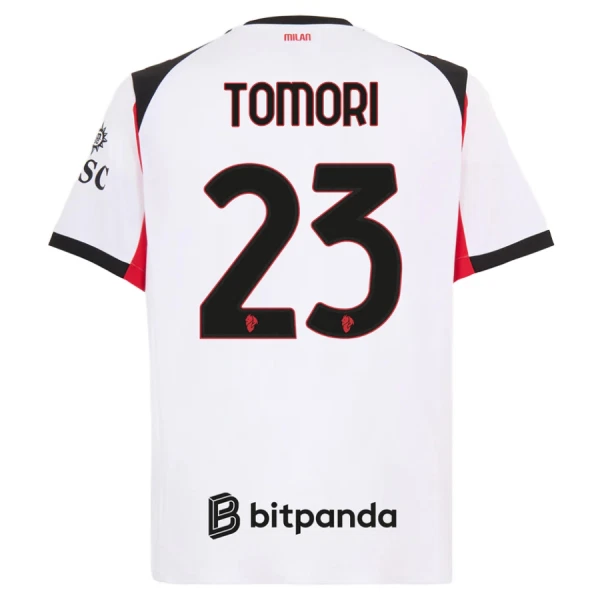 AC Milan Tomori 23 Fodboldtrøje Herre Udebane 25/26 AC Milan Tomori 23 Fodboldtrøje Herre Udebane 25/26