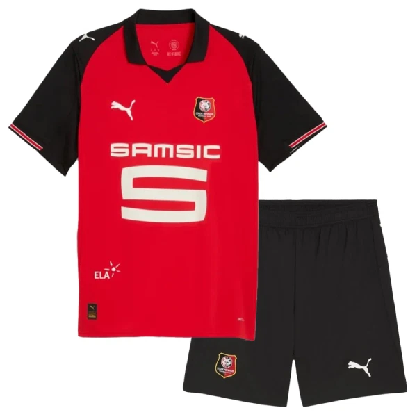 Stade Rennais Fodboldtrøje Børn Hjemmebane 25/26 Stade Rennais Fodboldtrøje Børn Hjemmebane 25/26