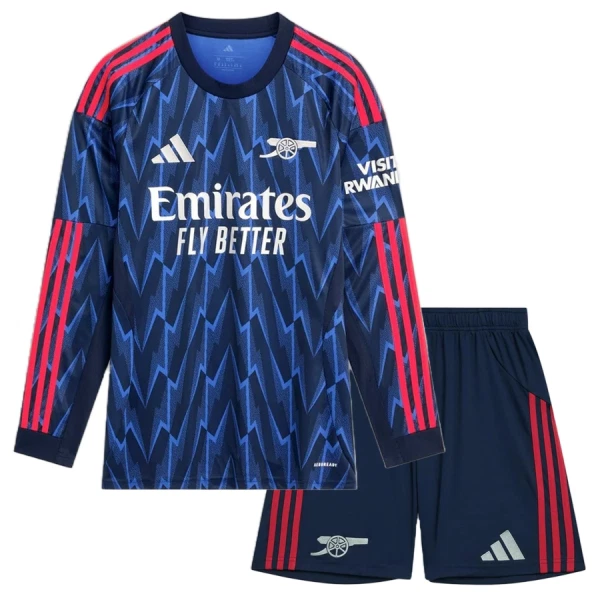 Arsenal Fodboldtrøje Børn Udebane 25/26 Langærmet Arsenal Fodboldtrøje Børn Udebane 25/26 Langærmet