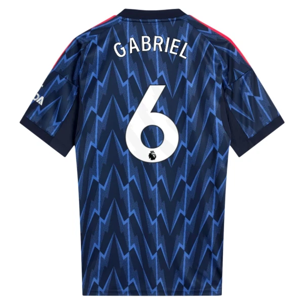 Arsenal Gabriel 6 Fodboldtrøje Herre Udebane 25/26 Arsenal Gabriel 6 Fodboldtrøje Herre Udebane 25/26