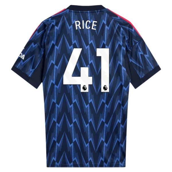 Arsenal Rice 41 Fodboldtrøje Herre Udebane 25/26