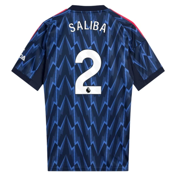 Arsenal Saliba 2 Fodboldtrøje Herre Udebane 25/26 Arsenal Saliba 2 Fodboldtrøje Herre Udebane 25/26