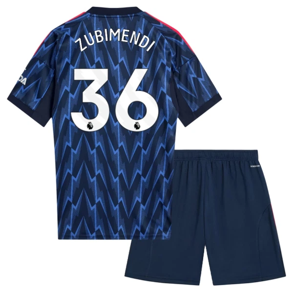 Arsenal Zubimendi 36 Fodboldtrøje Børn Udebane 25/26 Arsenal Zubimendi 36 Fodboldtrøje Børn Udebane 25/26