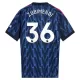 Arsenal Zubimendi 36 Fodboldtrøje Herre Udebane 25/26
