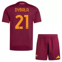 AS Roma Dybala 21 Fodboldtrøje Børn Hjemmebane 25/26