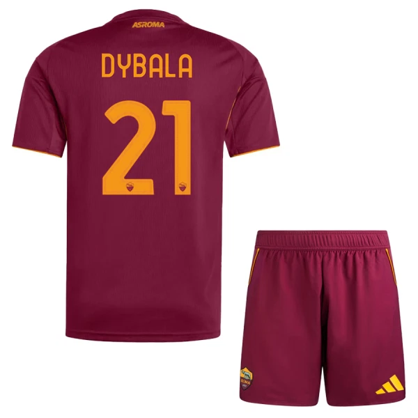 AS Roma Dybala 21 Fodboldtrøje Børn Hjemmebane 25/26 AS Roma Dybala 21 Fodboldtrøje Børn Hjemmebane 25/26
