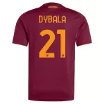 AS Roma Dybala 21 Fodboldtrøje Herre Hjemmebane 25/26