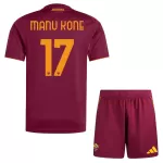 AS Roma Manu Kone 17 Fodboldtrøje Børn Hjemmebane 25/26