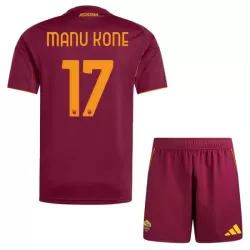 AS Roma Manu Kone 17 Fodboldtrøje Børn Hjemmebane 25/26
