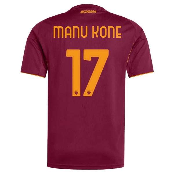 AS Roma Manu Kone 17 Fodboldtrøje Herre Hjemmebane 25/26 AS Roma Manu Kone 17 Fodboldtrøje Herre Hjemmebane 25/26
