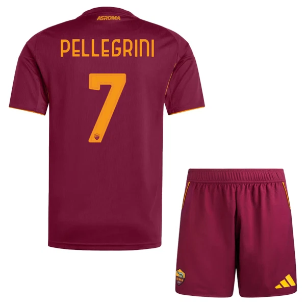 AS Roma Pellegrini 7 Fodboldtrøje Børn Hjemmebane 25/26 AS Roma Pellegrini 7 Fodboldtrøje Børn Hjemmebane 25/26