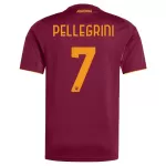 AS Roma Pellegrini 7 Fodboldtrøje Herre Hjemmebane 25/26