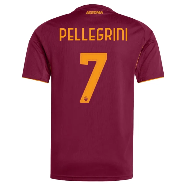 AS Roma Pellegrini 7 Fodboldtrøje Herre Hjemmebane 25/26 AS Roma Pellegrini 7 Fodboldtrøje Herre Hjemmebane 25/26