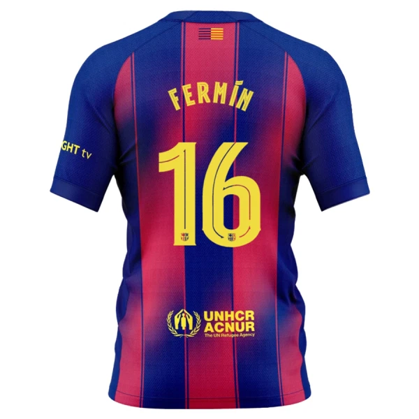 FC Barcelona Fermin 16 Fodboldtrøje Herre Hjemmebane 25/26 FC Barcelona Fermin 16 Fodboldtrøje Herre Hjemmebane 25/26