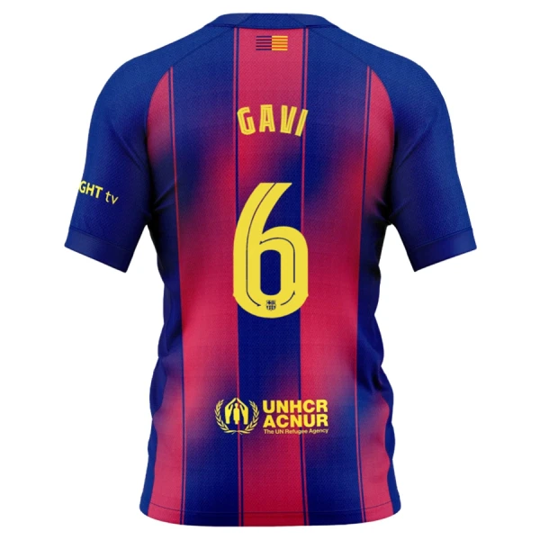 FC Barcelona Gavi 6 Fodboldtrøje Børn Hjemmebane 25/26