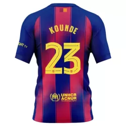 FC Barcelona Kounde 23 Fodboldtrøje Herre Hjemmebane 25/26