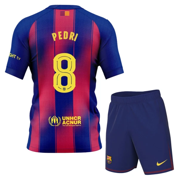 FC Barcelona Pedri 8 Fodboldtrøje Børn Hjemmebane 25/26 FC Barcelona Pedri 8 Fodboldtrøje Børn Hjemmebane 25/26