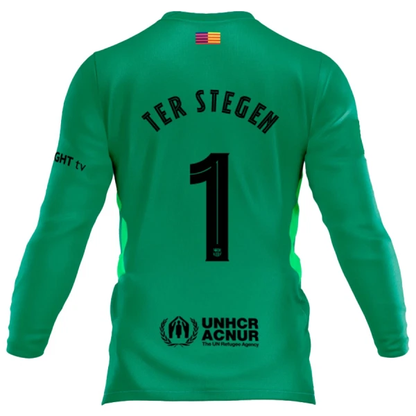 FC Barcelona Ter Stegen 1 Målmandstrøje Herre 25/26 Langærmet FC Barcelona Ter Stegen 1 Målmandstrøje Herre 25/26 Langærmet