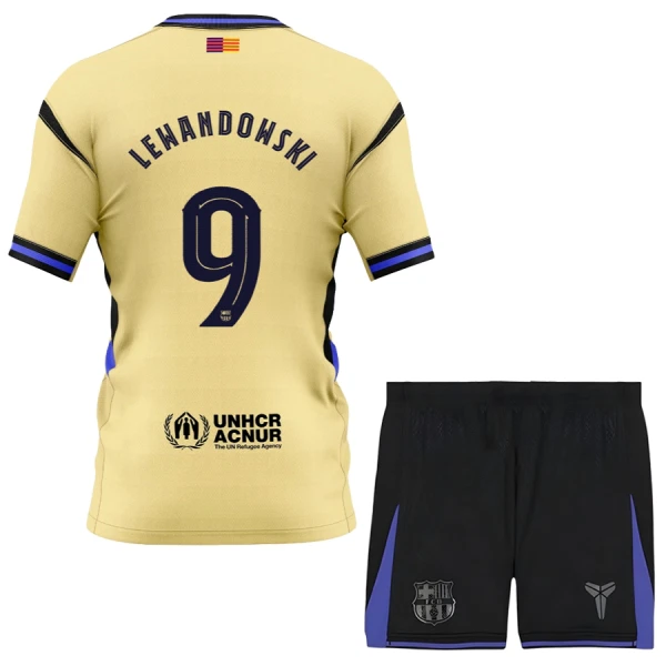 FC Barcelona x Kobe Bryant Lewandowski 9 Fodboldtrøje Børn Udebane 25/26 FC Barcelona x Kobe Bryant Lewandowski 9 Fodboldtrøje Børn Udebane 25/26
