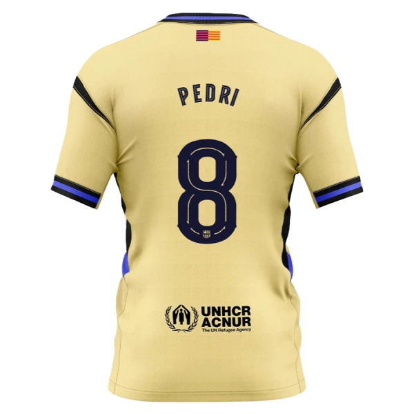 FC Barcelona x Kobe Bryant Pedri 8 Fodboldtrøje Børn Udebane 25/26