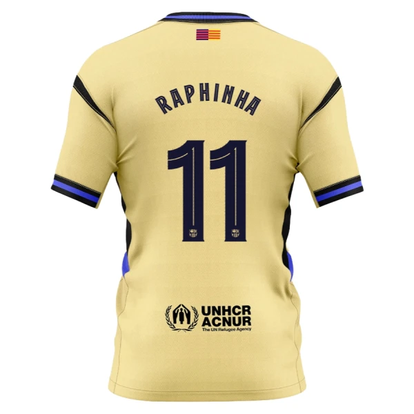 FC Barcelona x Kobe Bryant Raphinha 11 Fodboldtrøje Herre Udebane 25/26 FC Barcelona x Kobe Bryant Raphinha 11 Fodboldtrøje Herre Udebane 25/26