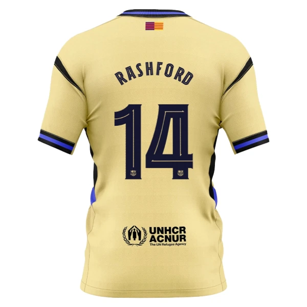 FC Barcelona x Kobe Bryant Rashford 14 Fodboldtrøje Børn Udebane 25/26