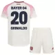 Bayer Leverkusen Alejandro Grimaldo 20 Fodboldtrøje Børn Udebane 25/26 Bayer Leverkusen Alejandro Grimaldo 20 Fodboldtrøje Børn Udebane 25/26