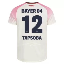 Bayer Leverkusen Edmond Tapsoba 12 Fodboldtrøje Herre Udebane 25/26