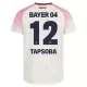 Bayer Leverkusen Edmond Tapsoba 12 Fodboldtrøje Herre Udebane 25/26 Bayer Leverkusen Edmond Tapsoba 12 Fodboldtrøje Herre Udebane 25/26
