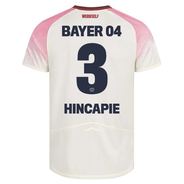 Bayer Leverkusen Piero Hincapie 3 Fodboldtrøje Herre Udebane 25/26 Bayer Leverkusen Piero Hincapie 3 Fodboldtrøje Herre Udebane 25/26