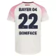 Bayer Leverkusen Victor Boniface 22 Fodboldtrøje Herre Udebane 25/26 Bayer Leverkusen Victor Boniface 22 Fodboldtrøje Herre Udebane 25/26