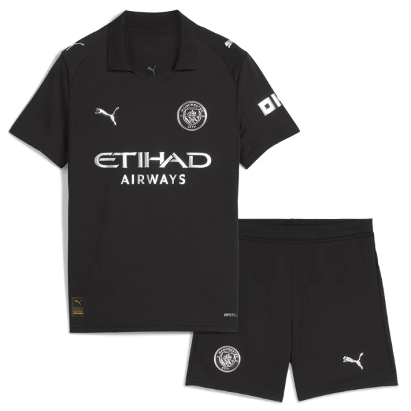 Manchester City Fodboldtrøje Børn Udebane 25/26 Manchester City Fodboldtrøje Børn Udebane 25/26