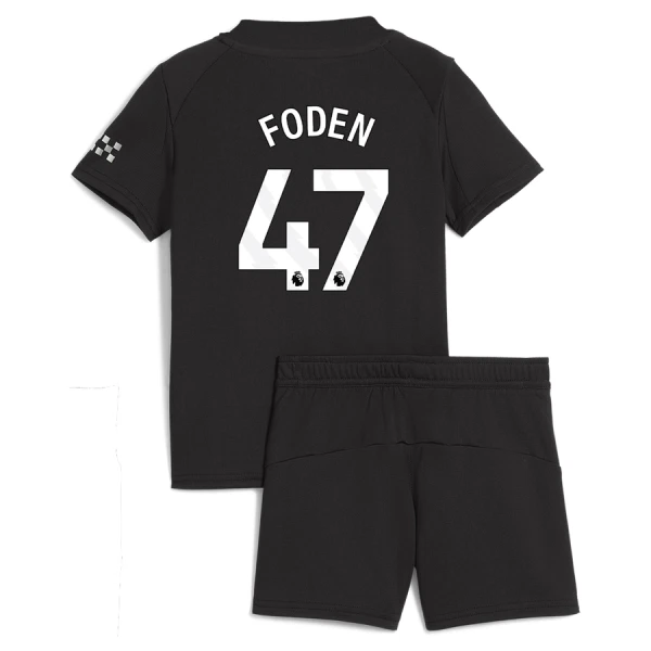 Manchester City Foden 47 Fodboldtrøje Børn Udebane 25/26 Manchester City Foden 47 Fodboldtrøje Børn Udebane 25/26