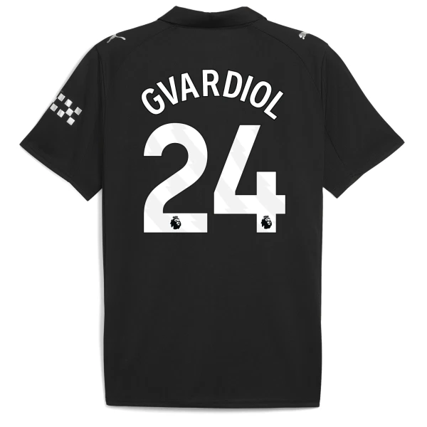 Manchester City Gvardiol 24 Fodboldtrøje Herre Udebane 25/26 Manchester City Gvardiol 24 Fodboldtrøje Herre Udebane 25/26