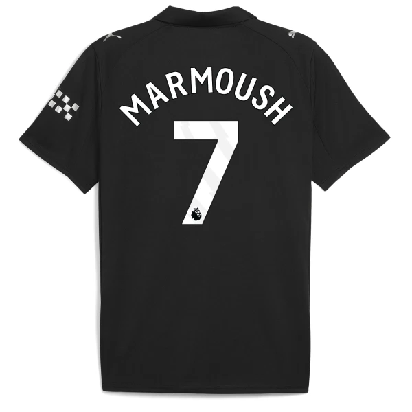 Manchester City Marmoush 7 Fodboldtrøje Herre Udebane 25/26 Manchester City Marmoush 7 Fodboldtrøje Herre Udebane 25/26