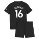 Manchester City Rodrigo 16 Fodboldtrøje Børn Udebane 25/26 Manchester City Rodrigo 16 Fodboldtrøje Børn Udebane 25/26