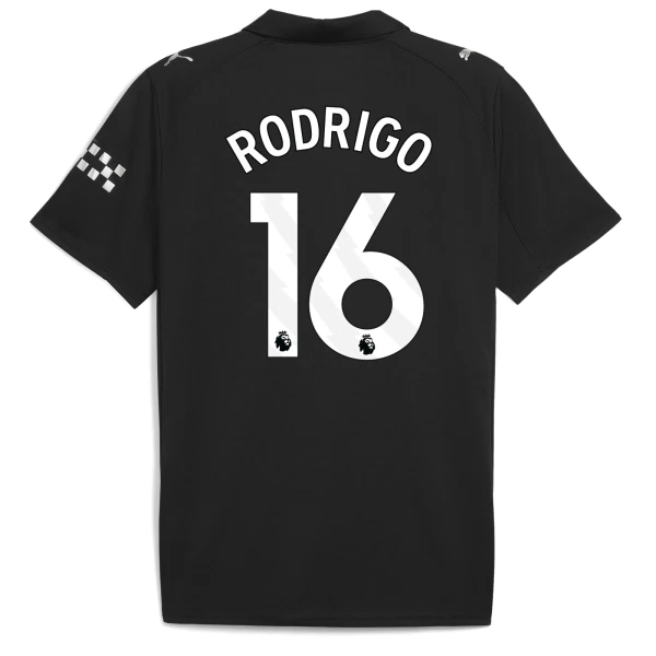 Manchester City Rodrigo 16 Fodboldtrøje Herre Udebane 25/26 Manchester City Rodrigo 16 Fodboldtrøje Herre Udebane 25/26