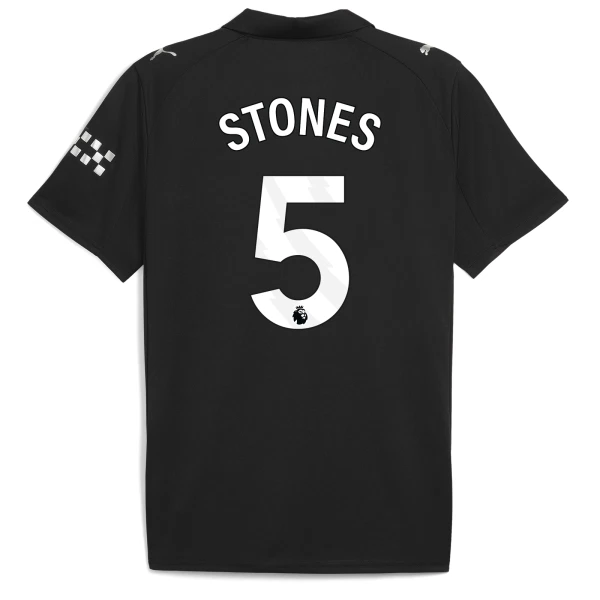 Manchester City Stones 5 Fodboldtrøje Herre Udebane 25/26 Manchester City Stones 5 Fodboldtrøje Herre Udebane 25/26