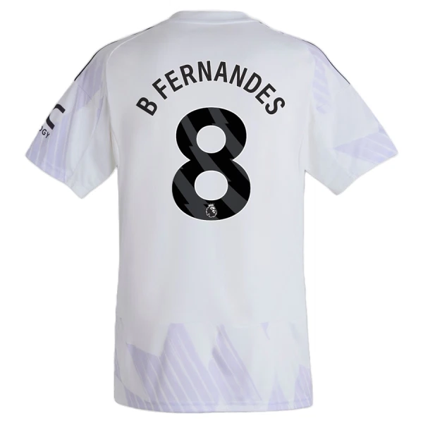 Manchester United Bruno Fernandes 8 Fodboldtrøje Herre Udebane 25/26 Manchester United Bruno Fernandes 8 Fodboldtrøje Herre Udebane 25/26