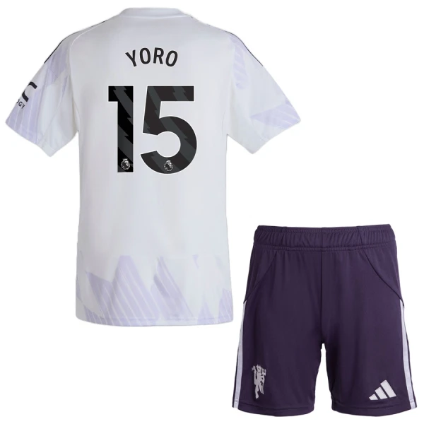 Manchester United Yoro 15 Fodboldtrøje Børn Udebane 25/26 Manchester United Yoro 15 Fodboldtrøje Børn Udebane 25/26