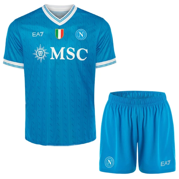 Napoli Fodboldtrøje Børn Hjemmebane 25/26 Napoli Fodboldtrøje Børn Hjemmebane 25/26