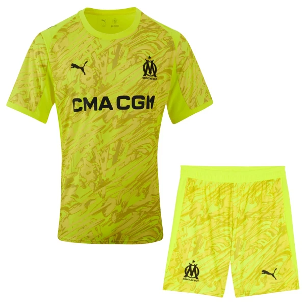 Olympique Marseille Målmandstrøje Børn 25/26 Gul Olympique Marseille Målmandstrøje Børn 25/26 Gul